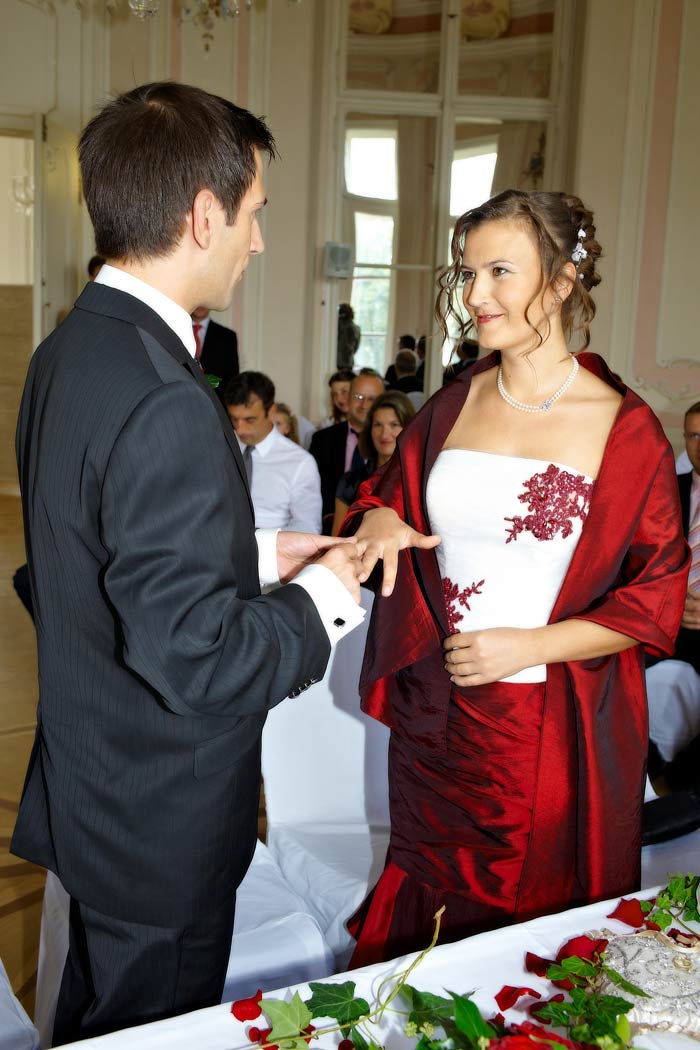 Hochzeit, Reportage, Ringwechsel - Fotostudio Schreiner