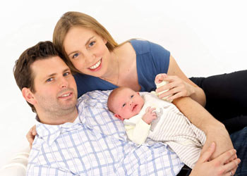 Studio Familien Baby Porträt - Fotostudio Schreiner