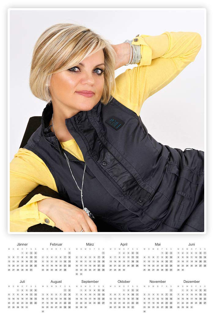 Fotokalender mit Studioportät - Fotostudio Schreiner